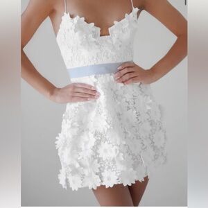 WATTERS VIOLETA DRESS IN IVORY